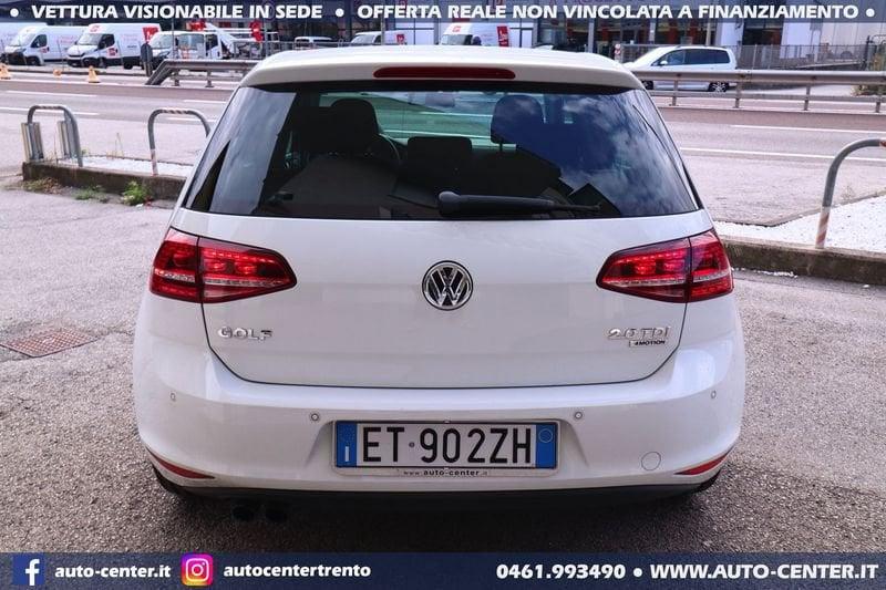 Volkswagen Golf 7 2.0 TDI 5p 4MOTION Highline MANUALE