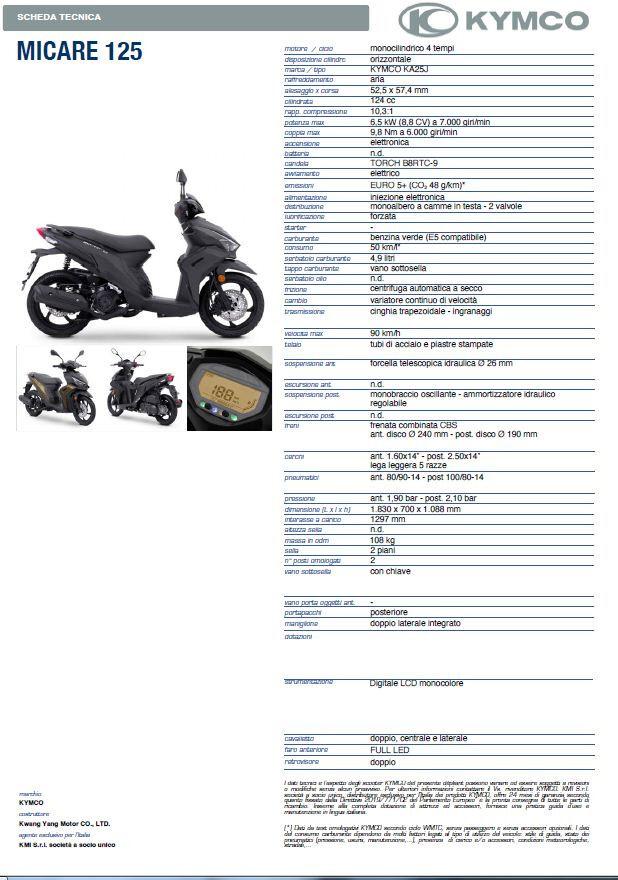 Kymco MICARE 125 NEW