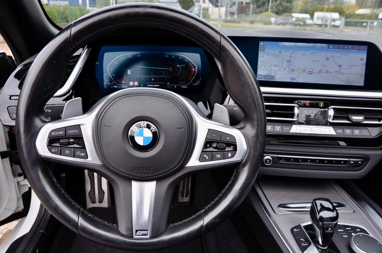 BMW Z4 SDRIVE 20i MSPORT 197cv AUTO, UFF ITALIANA, SERVICE BMW, EURO 6D, 19", FARI LED, RETROCAMERA, PERMUTE