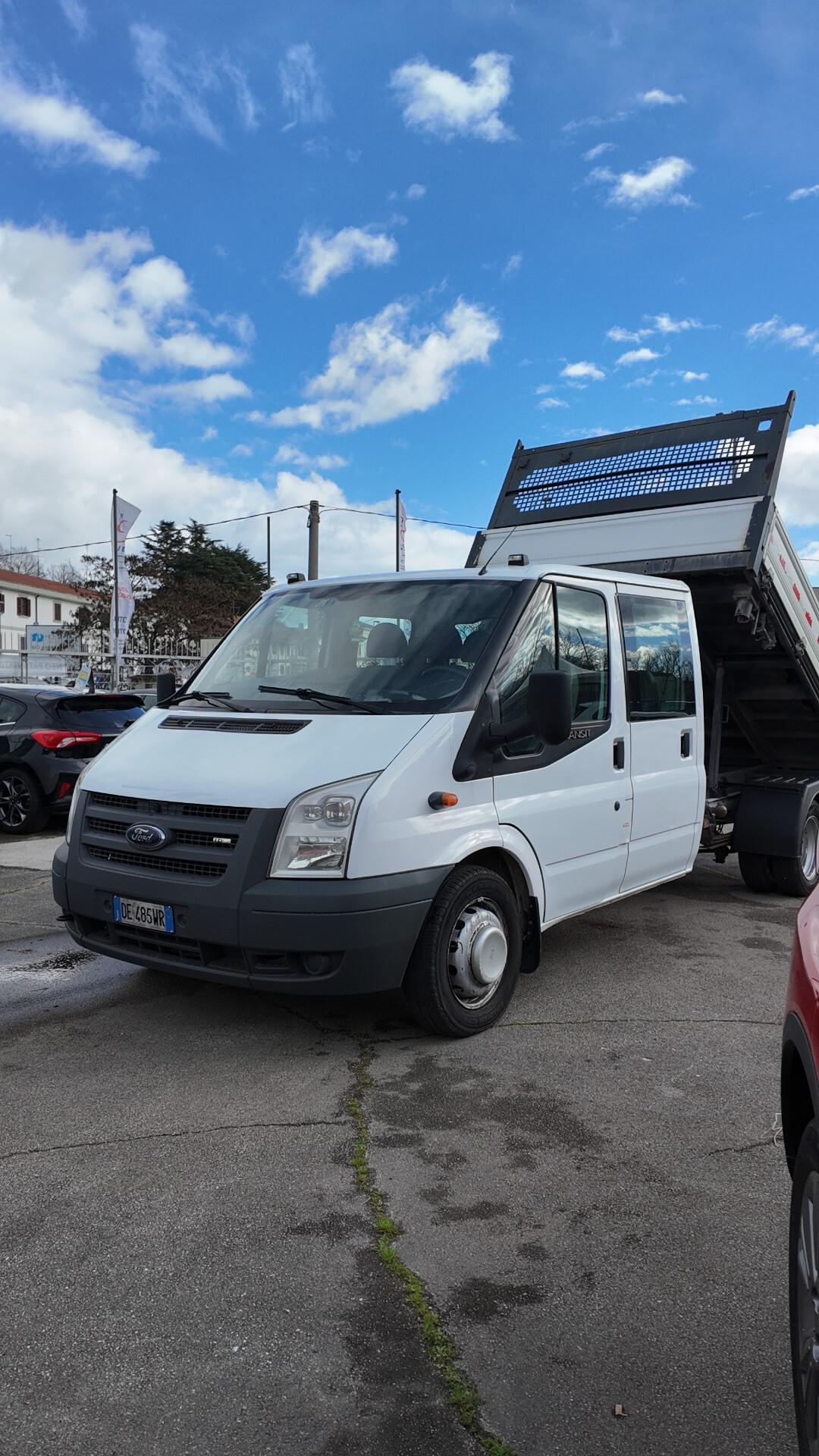 Ford Transit/Tourneo/Bus TRANSIT DOPPIA CABINA 7 POSTI CASSONE RIBALTABILE TRILATERALE