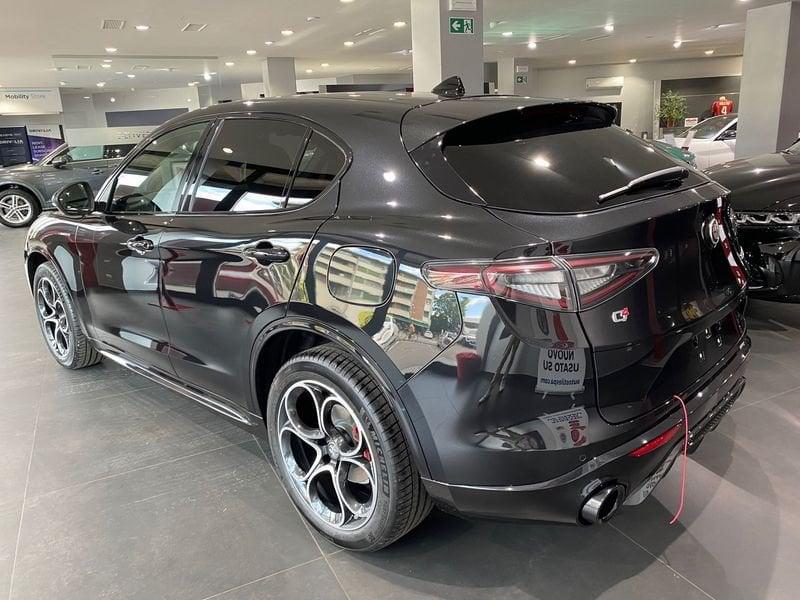 Alfa Romeo Stelvio Stelvio 2.2 Turbodiesel 210 CV AT8 Q4 Veloce KM0 Nero Vulcano
