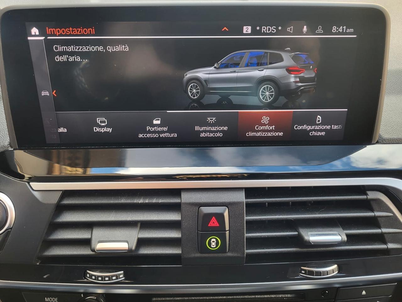 Bmw X3 X-Drive2.0 D XLine 190 CV+Luci Ambiente+Full Led+Navy Plus...