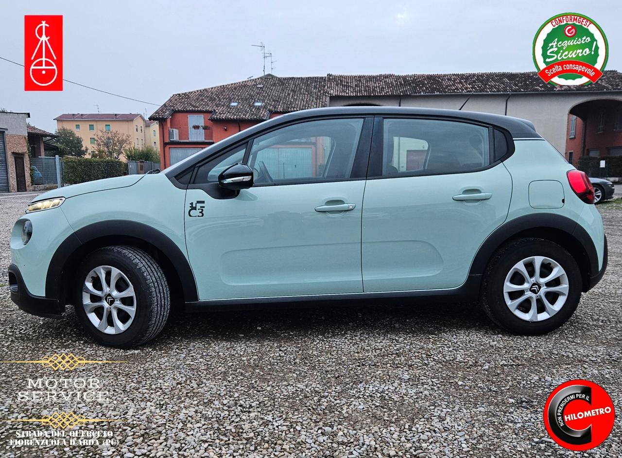 Citroen C3 VERDE TIFFANY 1.2 BENZ DA 89€ MESE
