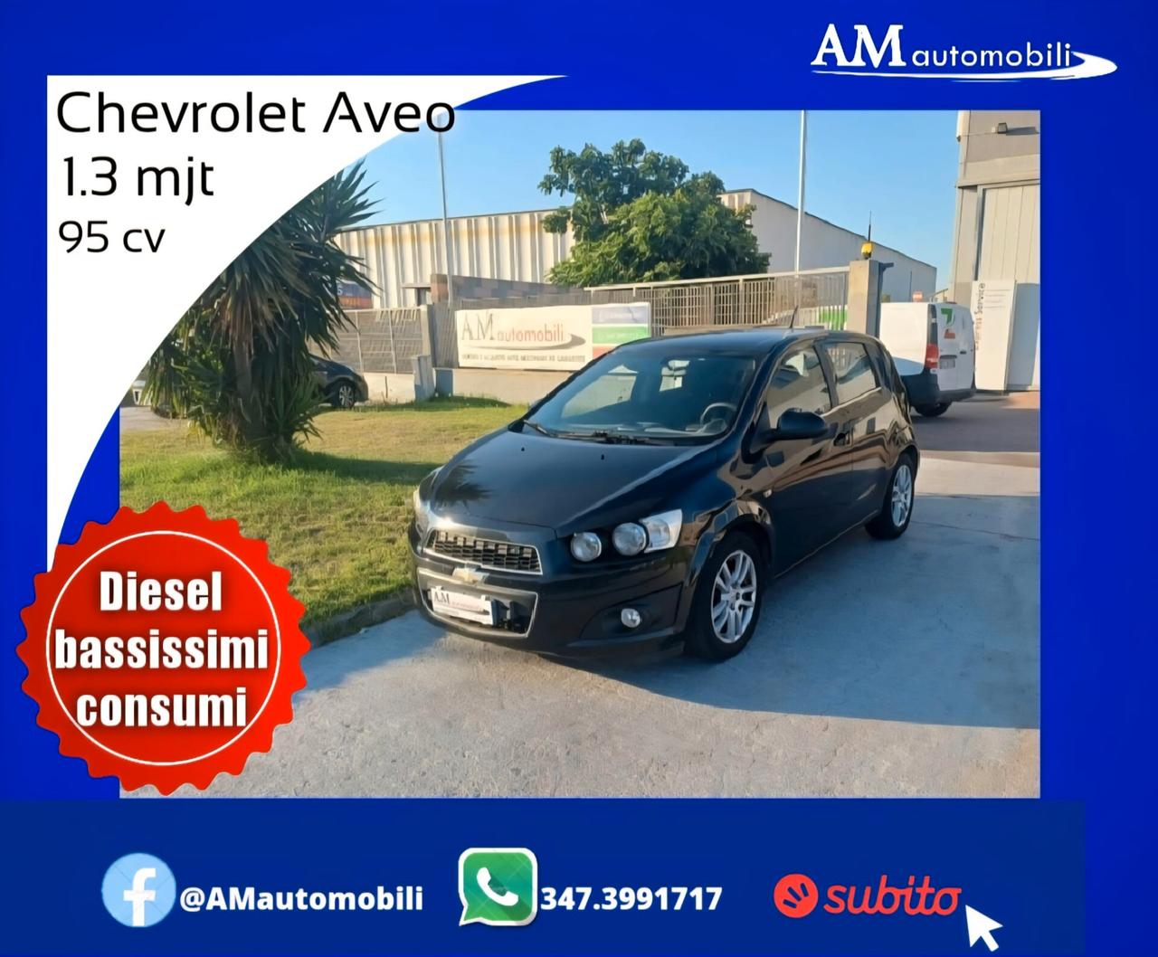 Chevrolet Aveo 1.3 diesel 75CV S&S 4 porte LT