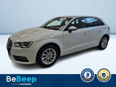 Audi A3 SPORTBACK 1.6 TDI AMBITION 110CV S-TRONIC E6