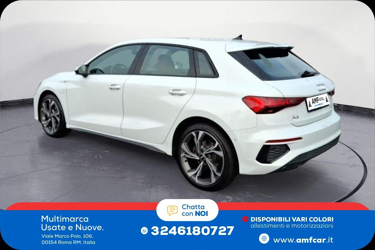 Audi A3 SPB 40 TFSI e S tronic S LINE