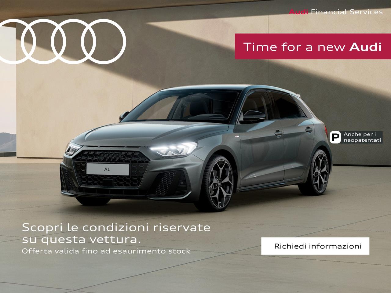 Audi A1 sportback 35 1.5 tfsi identity black s-tronic