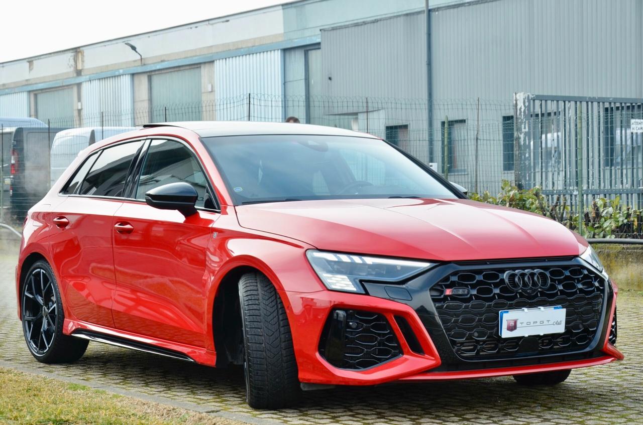 AUDI RS3 SPB 2.5 TFSI QUATTRO 400cv S-TRONIC, SERVICE AUDI, EVENTURI, SCARICO, TETTO, DYNAMIC PACK, HI-FI BANG&OLUFSEN, MATRIX, PERMUTE