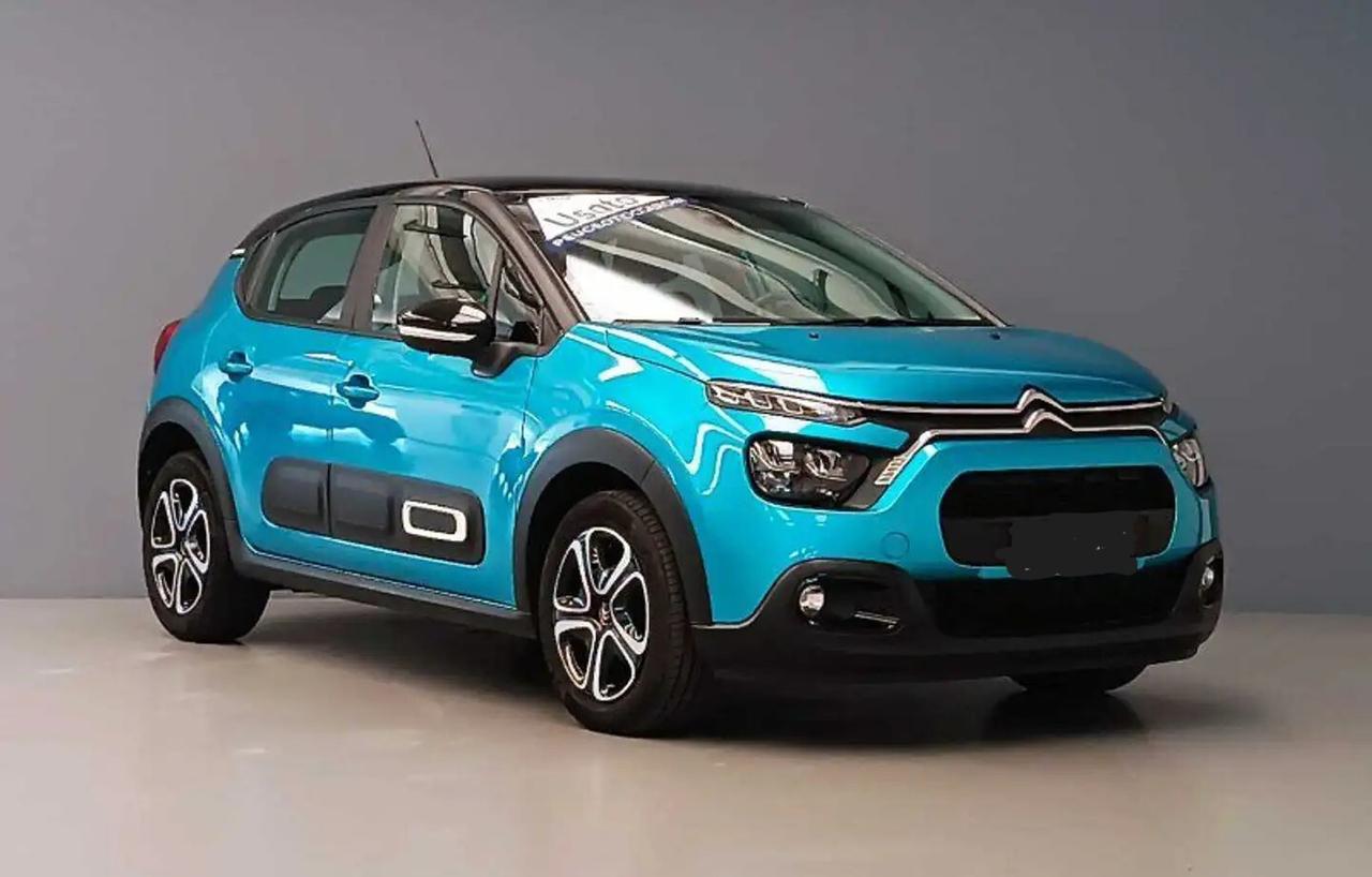 Citroen C3 BlueHDi 100 " B-Color Green/Black Pari al Nuovo"
