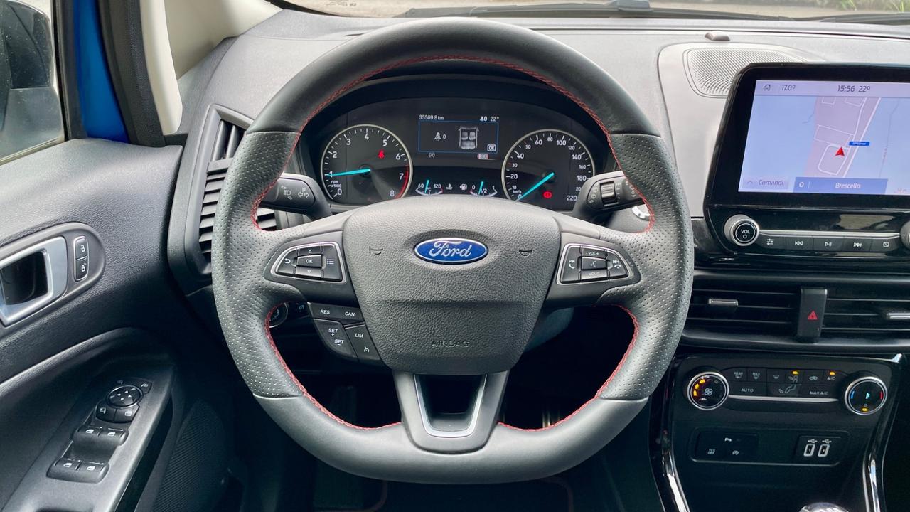 FORD ECOSPORT 1.0 ECOBOOST ST-LINE 125CV - PELLE, CRUISE CONTROL, NEOPATENTATI