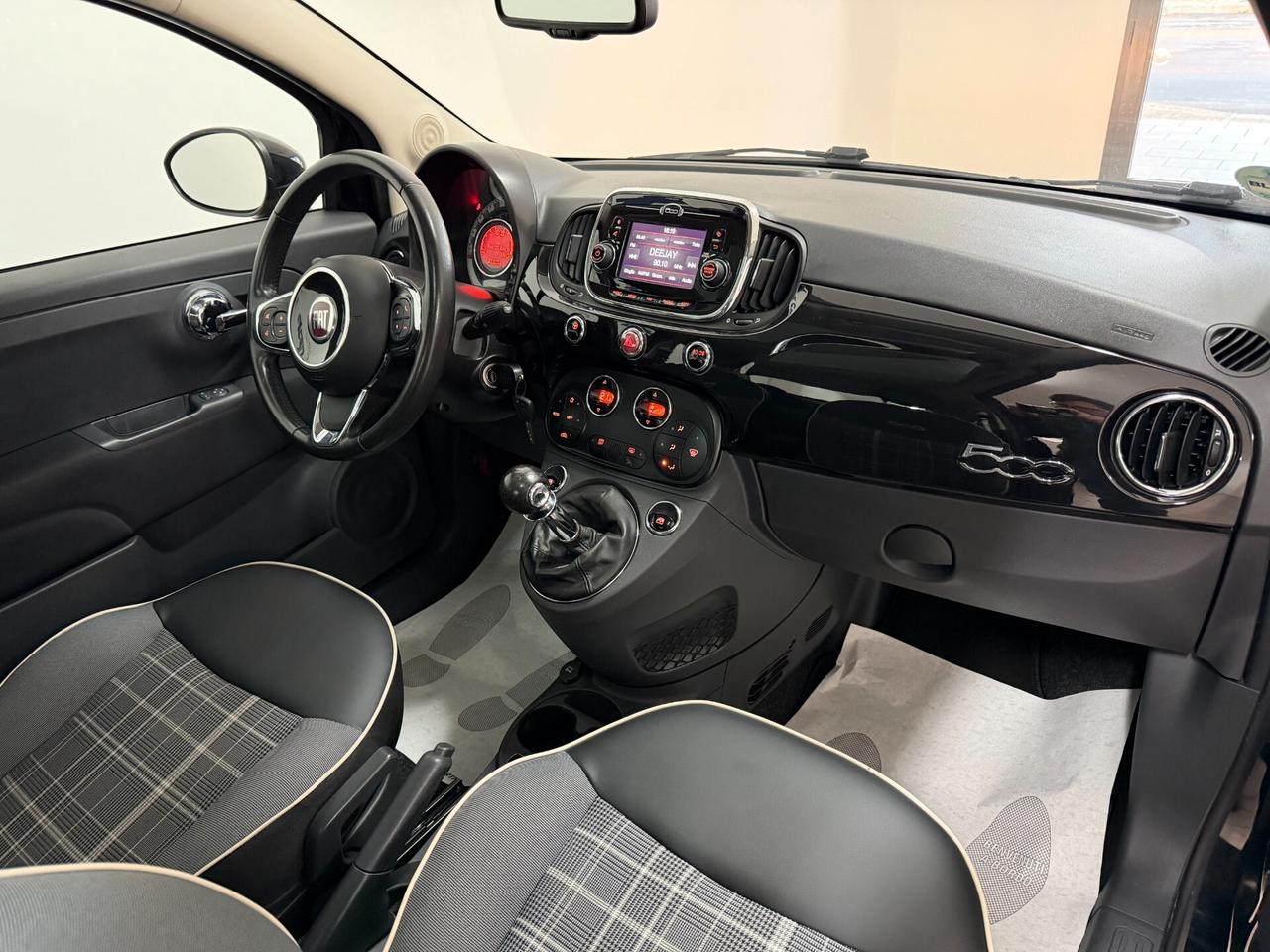 Fiat 500 1.2 Lounge 69cv CLIMAAUT/SENSORI/PELLE