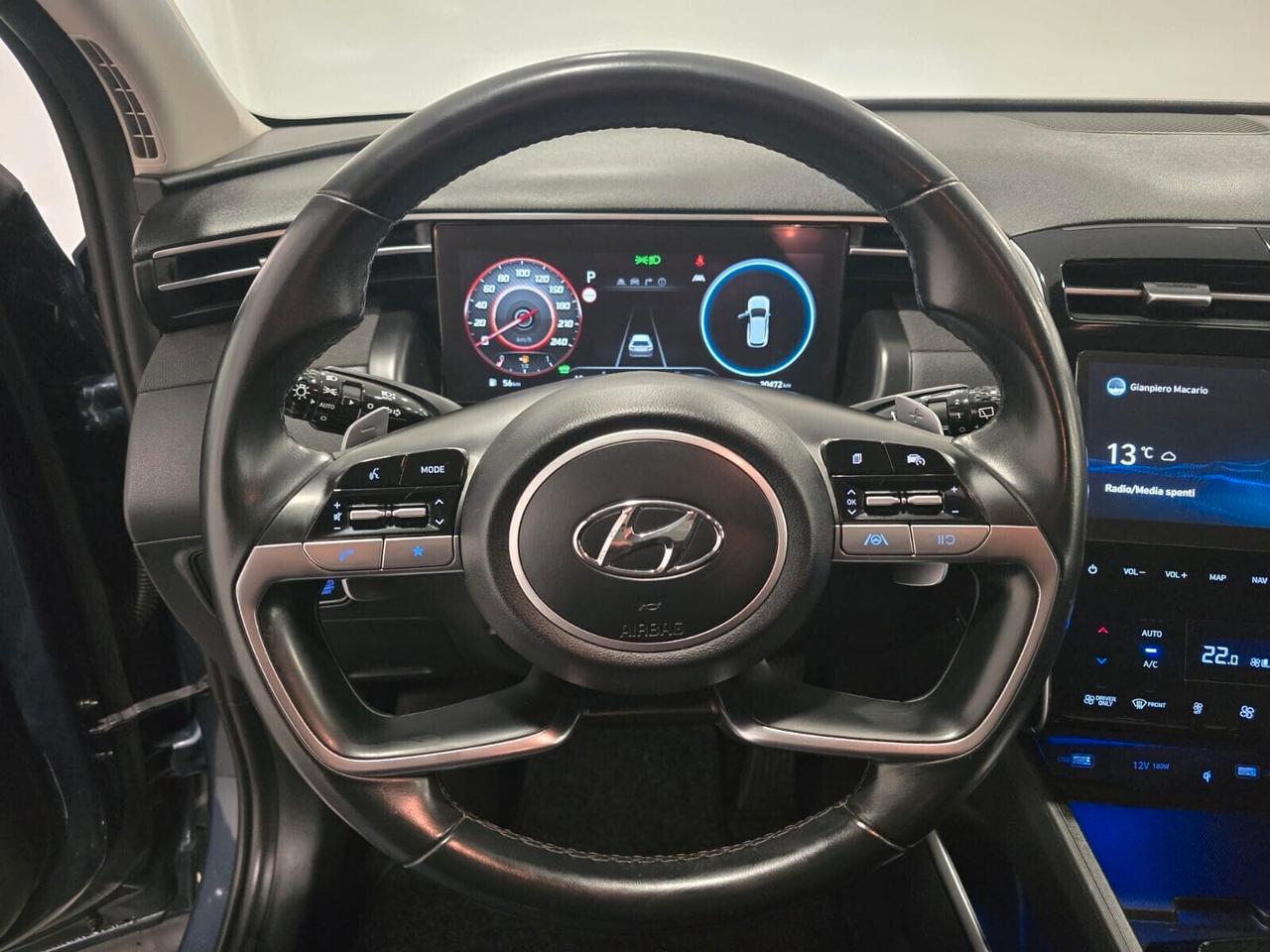 Hyundai Tucson 1.6 HEV aut. XLine (vettura con gancio traino)