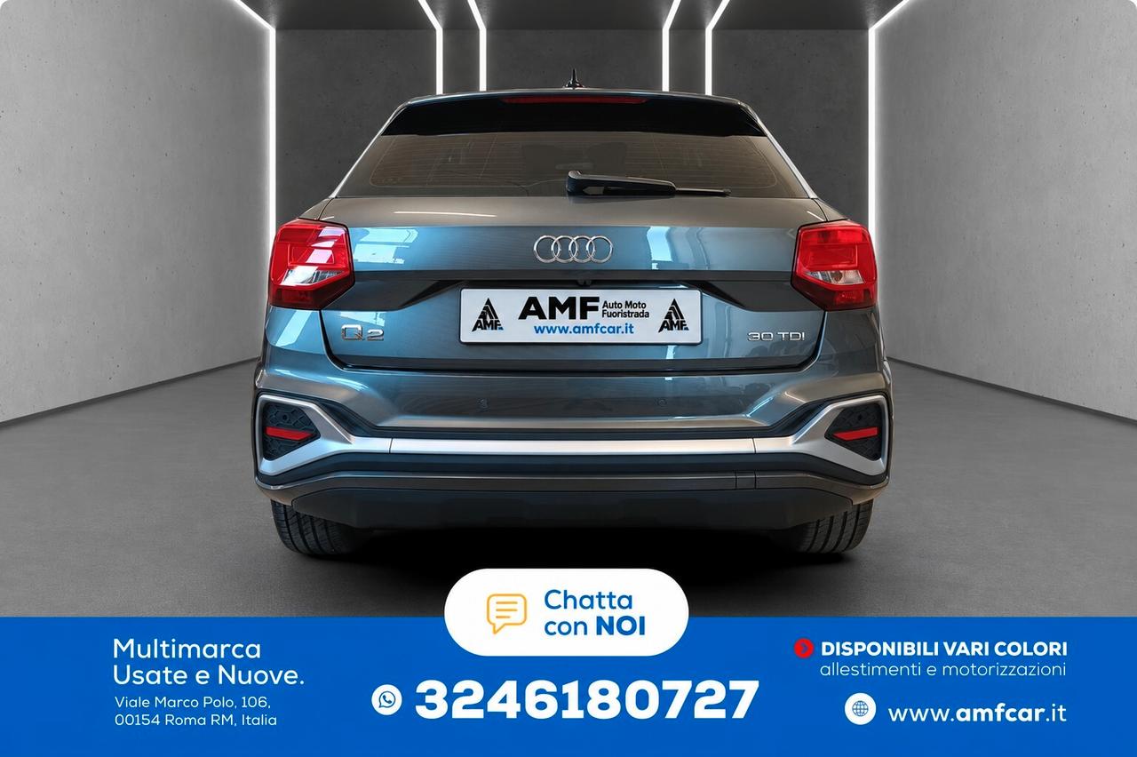 Audi Q2 30 TDI S-Line S tronic Cerchi 18 Fari Led