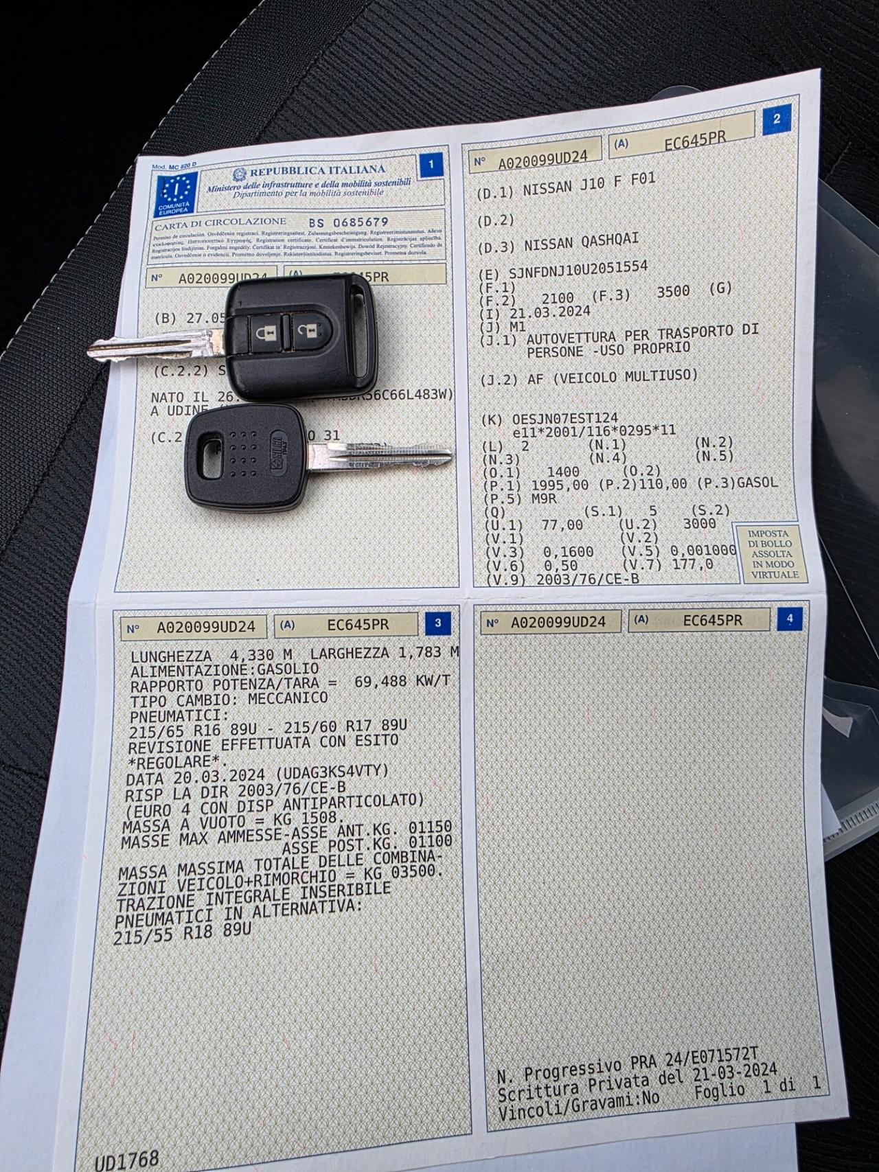 Nissan Qashqai 2.0 dCi 150cv 4x4 perfetto