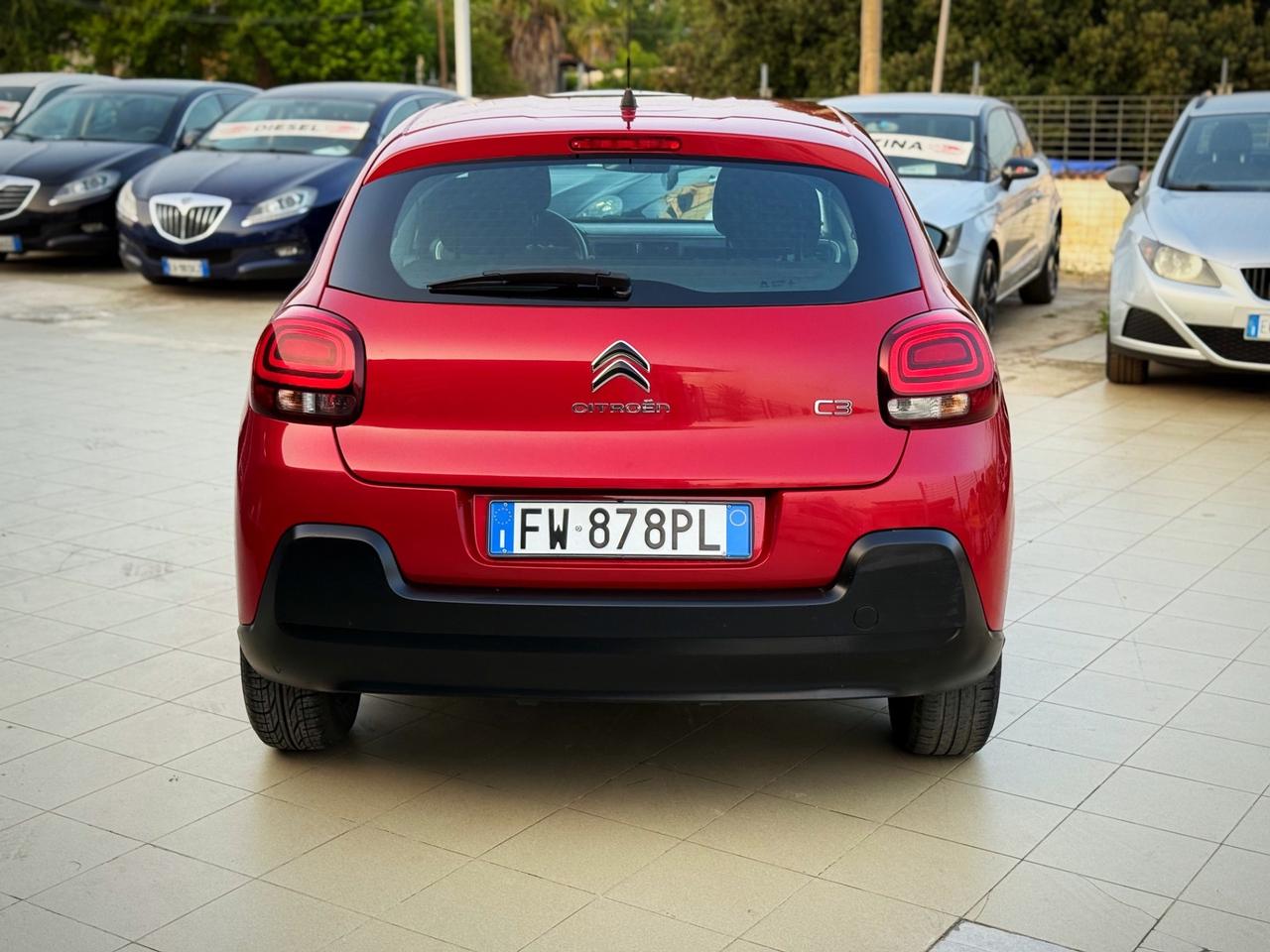 Citroen C3 BlueHDi 100 S&S Van Feel 4 Posti Unico Proprietario Garanzia 12 Mesi