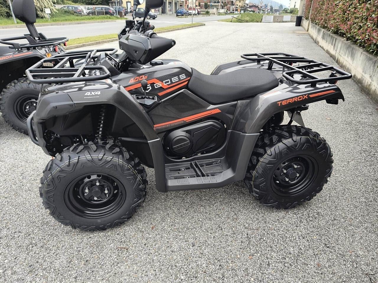 QUAD AGRICOLO TARGA GIALLA GOES 400 4X4 CON RIDOTTE