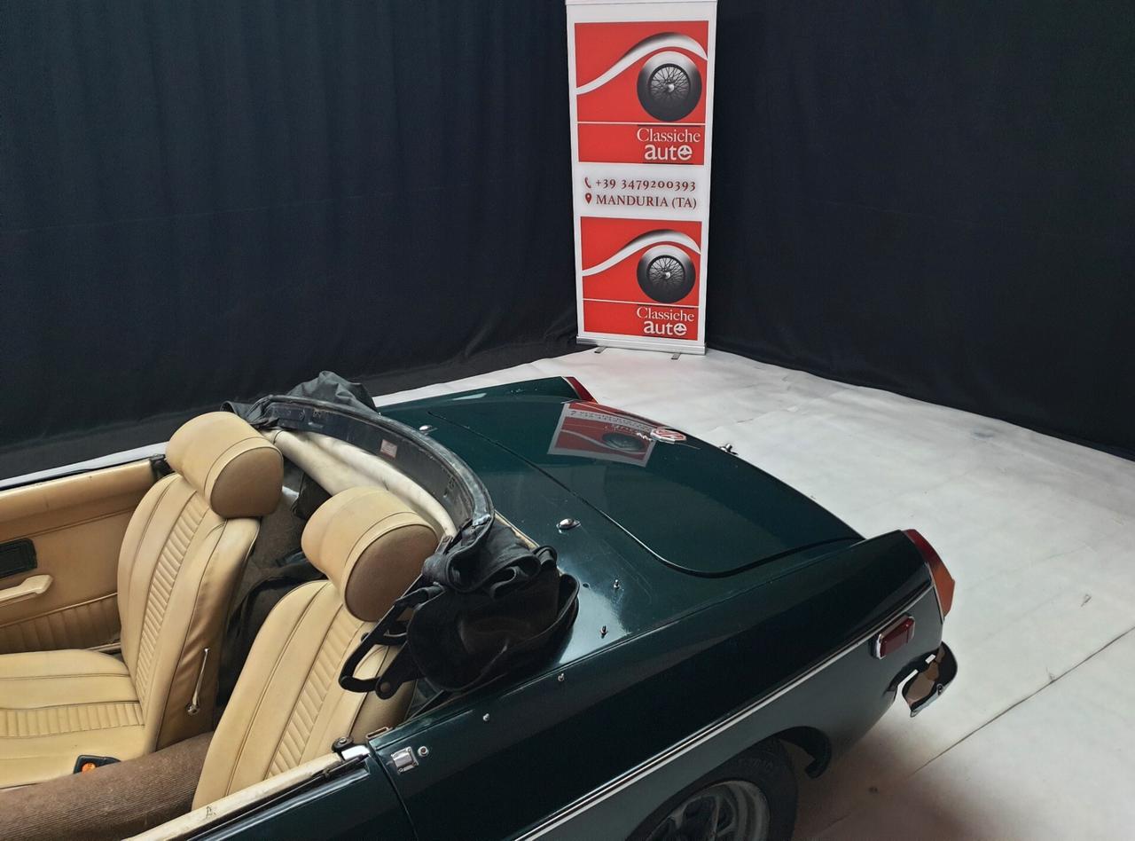 Mg MGB Roadster 1.8cc certif. ASI con CRS
