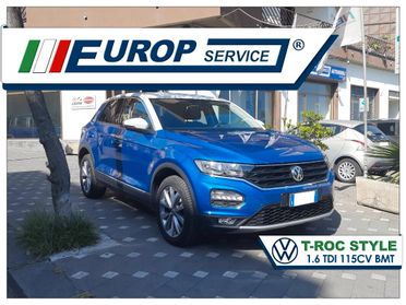 Volkswagen T-ROC 1.6 TDI Style 115CV BMT