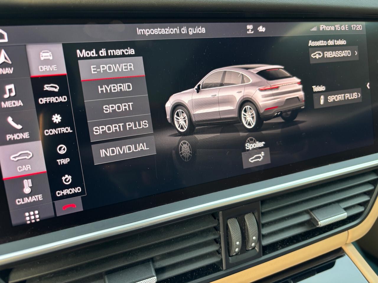 PORSCHE CAYENNE COUPÉ 3.0 BENZINA/HYBRID 340cv PERFETTA