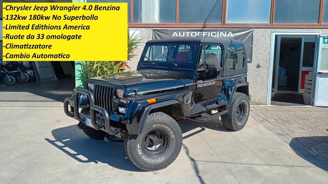 Jeep Wrangler Limited America INTROVABILE