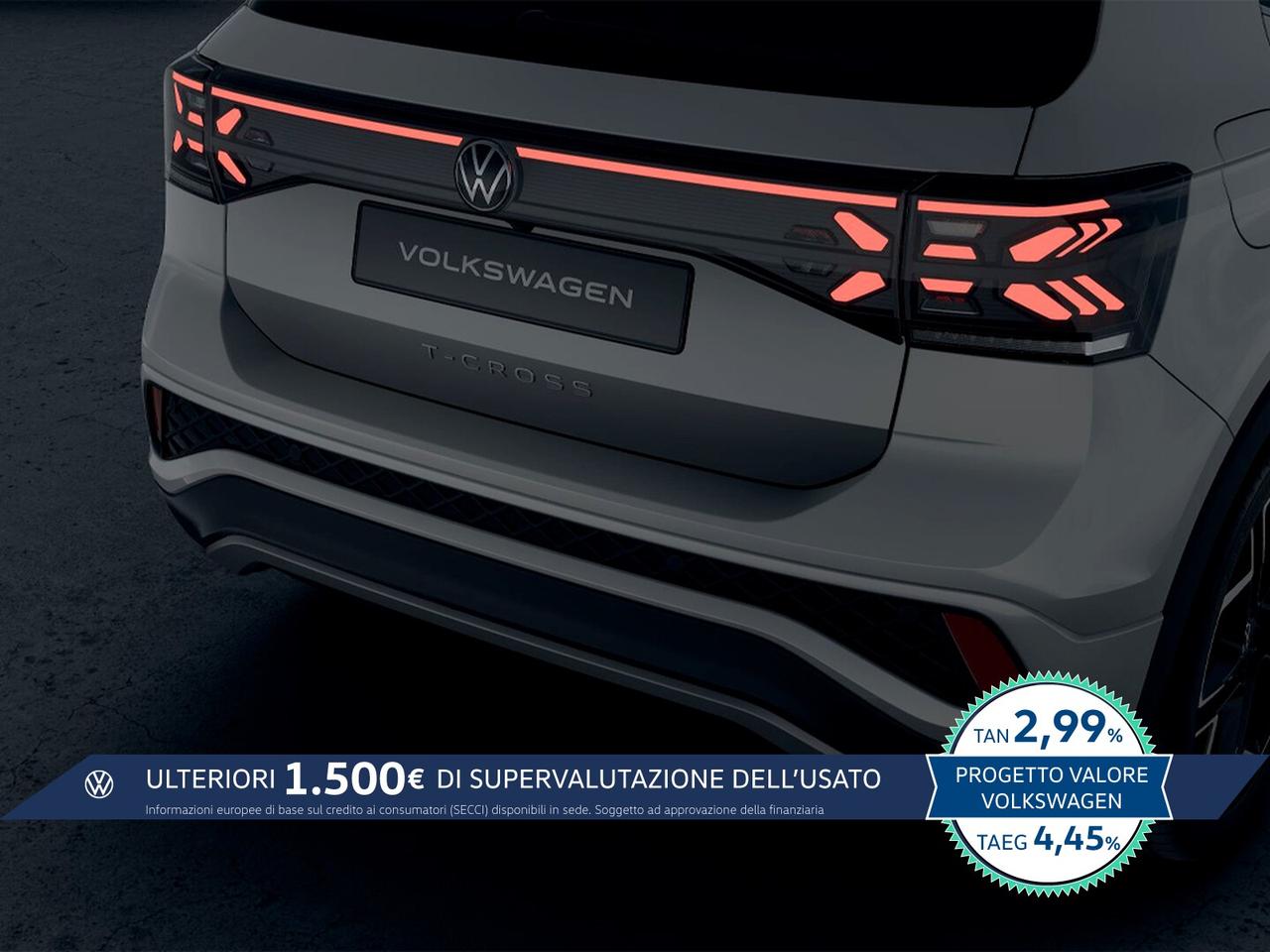 Volkswagen T-Cross 1.0 tsi r-line plus 115cv dsg