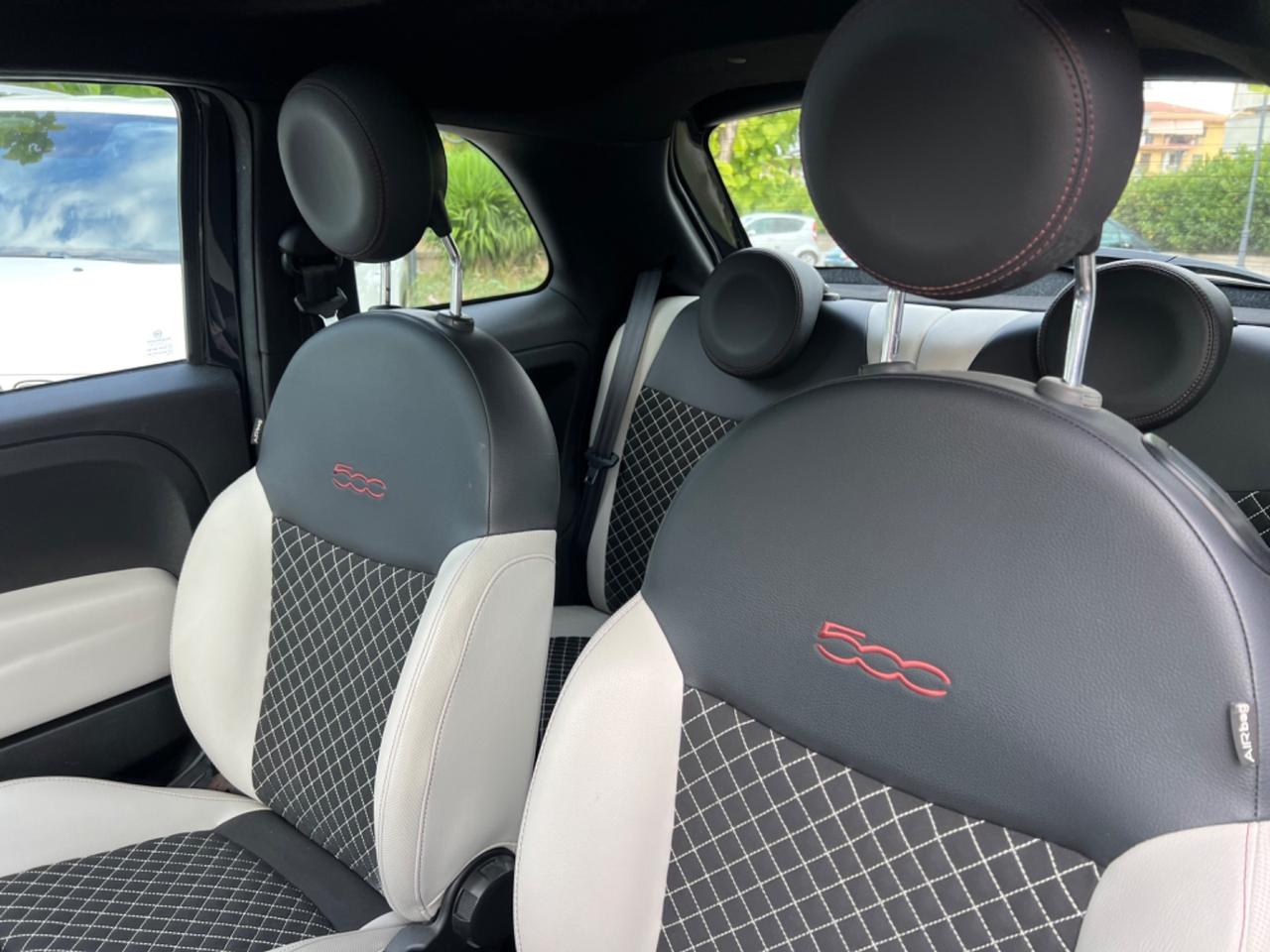 Fiat 500 1.2 Lounge TFT r16 interni in pelle