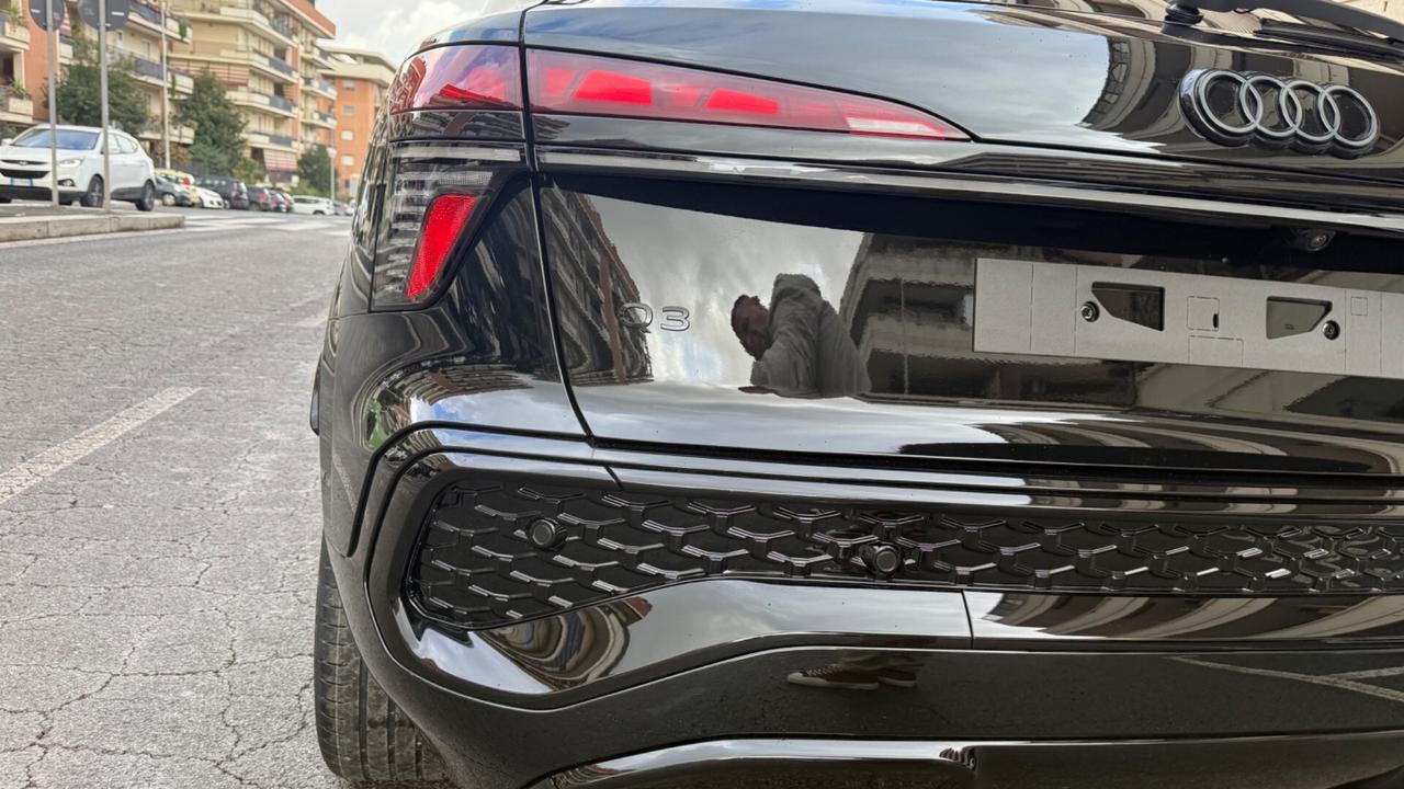 Audi Q3 SPB TDI 110 kW S tronic S Line edition MATRIX PELLE TETTO KAMERA 360 PACCHETTO AMBIENTE PDC