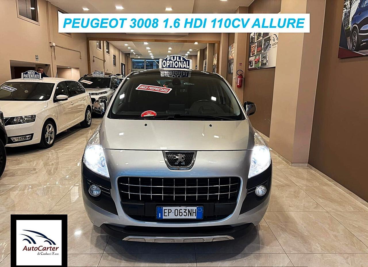 Peugeot 3008 1.6 DIESEL **TETTO**PERFETTA