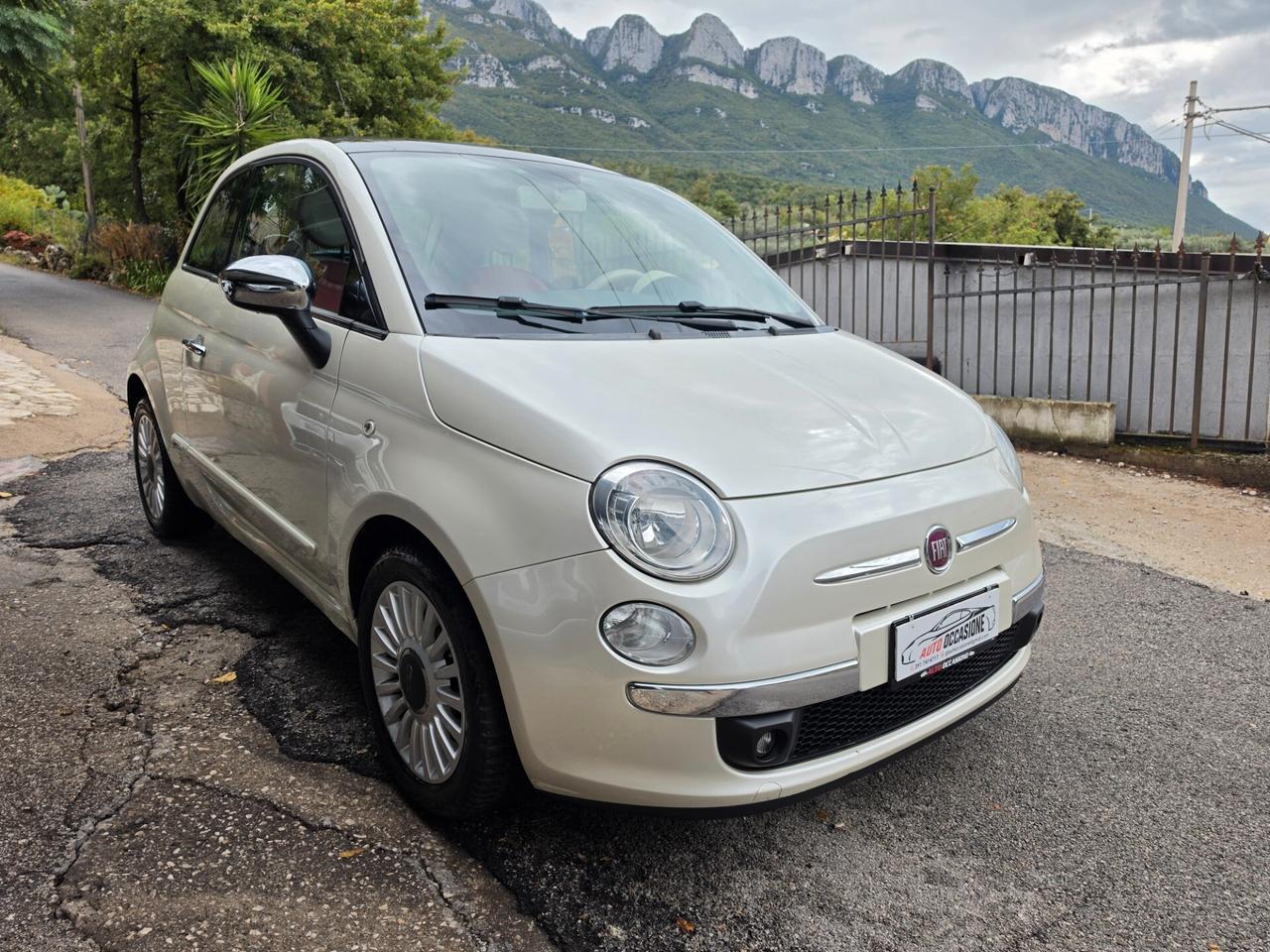 Fiat 500 1.2 Lounge *Pelle*Tetto*bianco perla