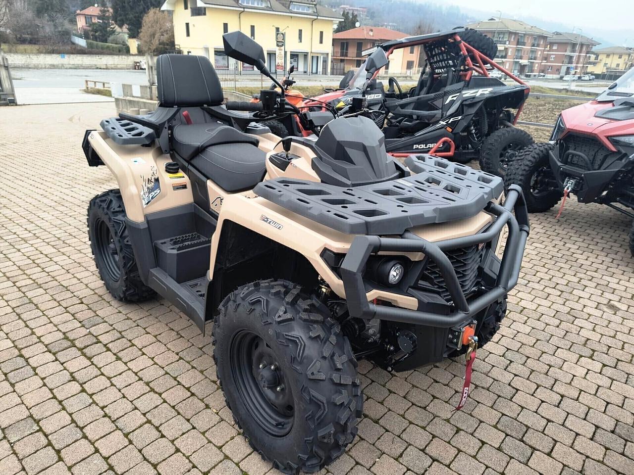 QUAD AODES ODES 850 PATHCROSS TARGA GIALLA