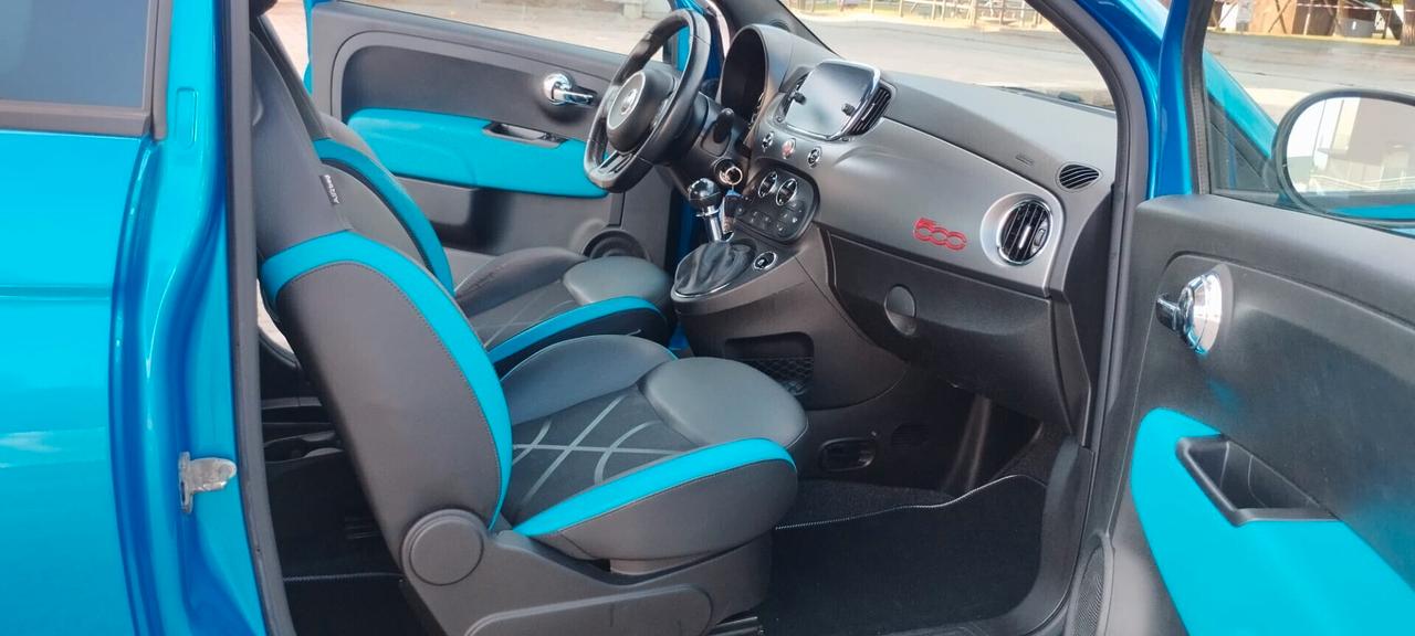 Fiat 500 1.2 "S" Connect Blu Italia