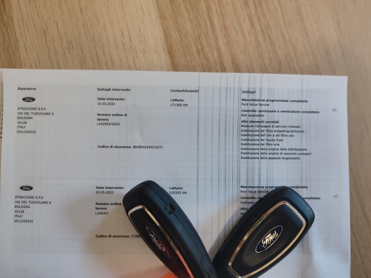 FORD B-MAX 2013 1.5DIESEL CINGHIA APPENA FATTA