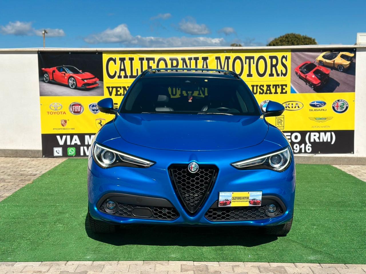 Alfa Romeo Stelvio 2.2 Turbodiesel 210 CV AT8 Q4 Veloce 06/2021 garanzia permute finaziamento
