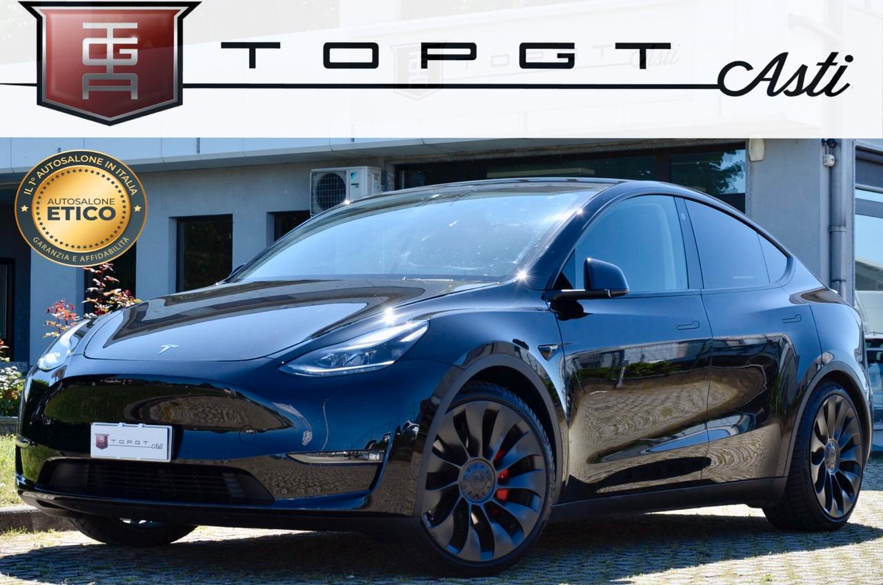 TESLA MODEL Y PERFORMANCE DUAL MOTOR 460cv AWD, PREZZO REALE, IVA 100%, UNICOPROPRIETARIO, PERMUTE