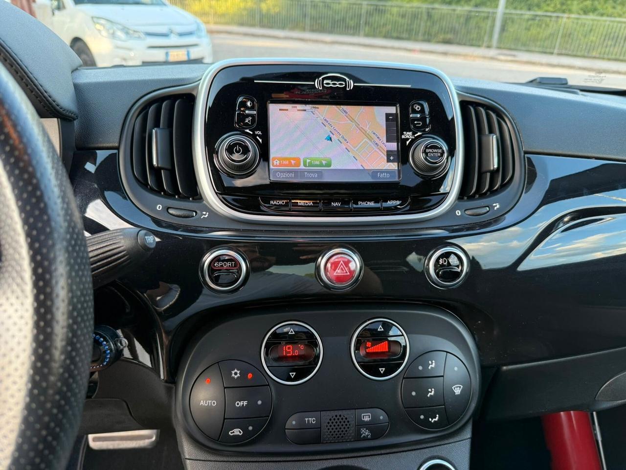 Abarth 595 145CV -MTA- TETTO-PELLE-NAVI