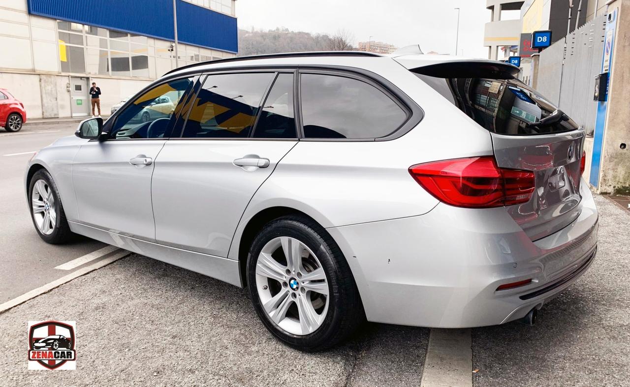 BMW 318d SW 150 CV TETTO APRIBILE INTERNI IN PELLE SEDILI RISCALDATI ED ELETTRICI