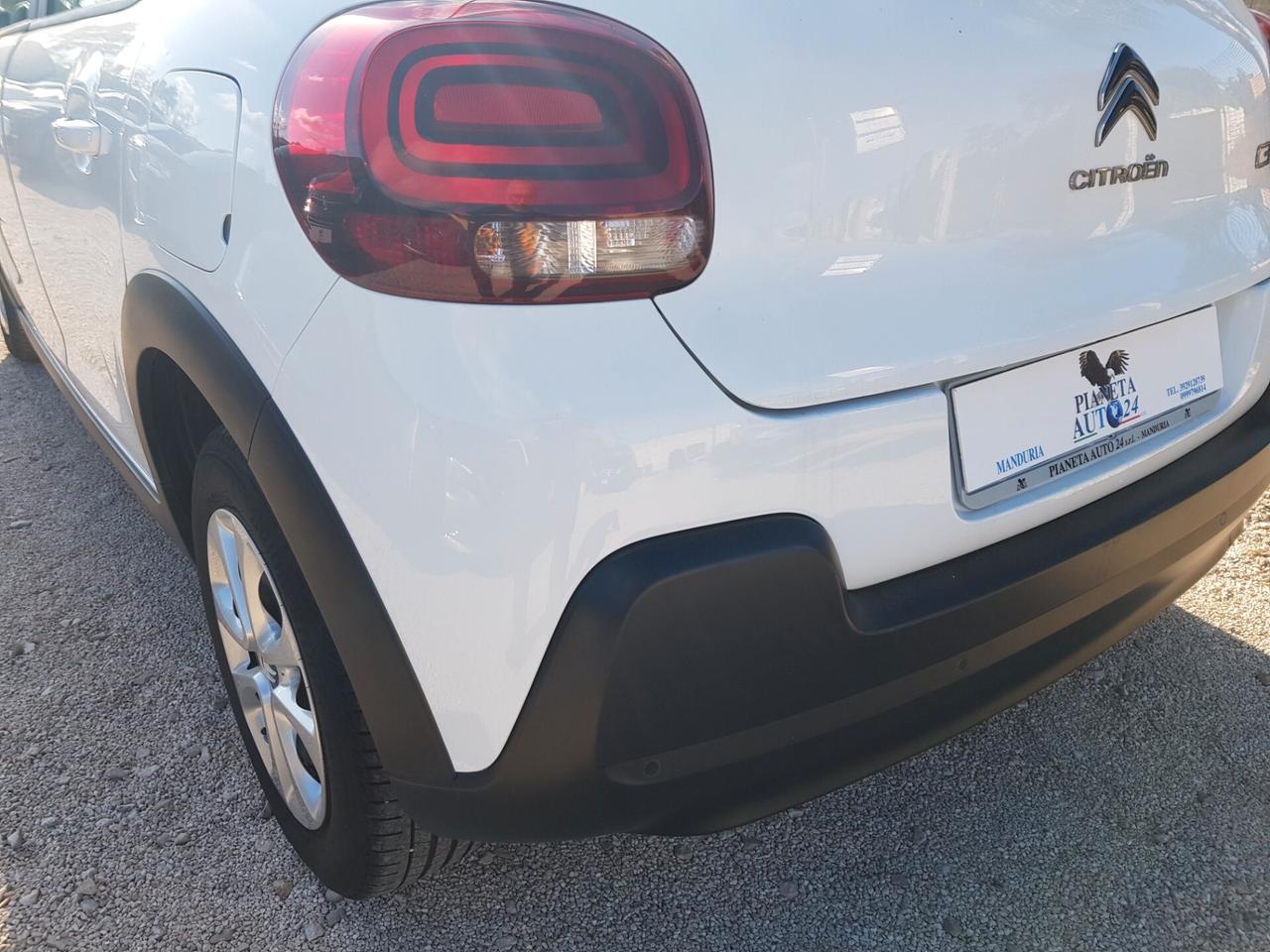 Citroen C3 1.2 PureTech 83cv Led Navy Sensori Cruise