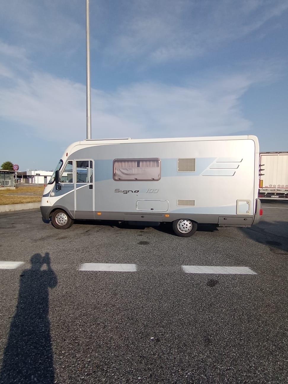 HYMER SIGNO 100 DEL 06 UNI PRO WEBASTO aria ACCESSORIATO IN SALDO