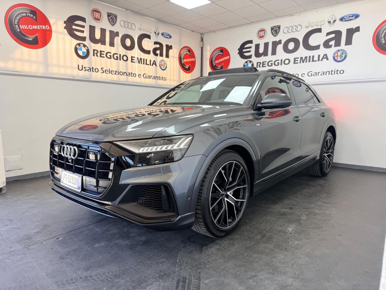 Audi Q8 50 TDI 286 CV MHEV QUATTRO TIPTRONIC SLINE PLUS 03/2019 EURO 6B TETTO VENTILATI 4 RUOTE STERZANTI