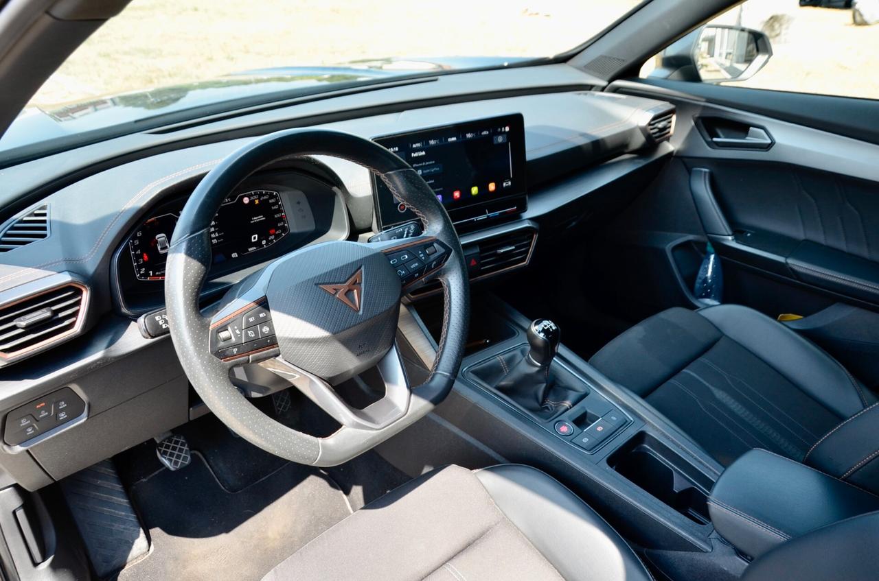 CUPRA FORMENTOR 1.5 TSI 150cv MANUALE, UNICOPROPRIETARIO, EURO 6D, UFF ITALIANA, SERVICE UFF CUPRA, RETROCAMERA, PERMUTE