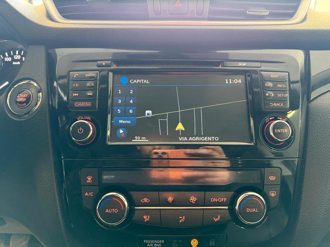 NISSAN QASHQAI TECNA 1.5 DCI 110CV TETTO NAVI CAM360 ANNO 2014