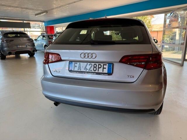 AUDI A3 SPORTBACK 1.6 TDI 110CV – SOLO 62.000 KM | PARI AL NUOVO | FULL STORIA AUDI