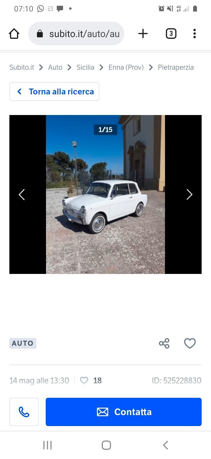 Fiat 500 Autobianchi 500 bianchina