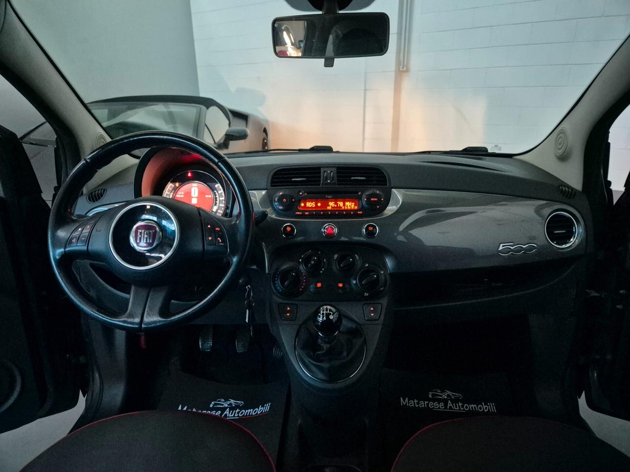 Fiat 500 1.2cc 69cv Tetto panoramico sensori di parcheggio