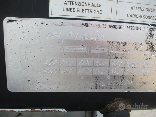 Renault MIDLUM 120/21 GRU PM 8523 4 PIEDI CASSONE