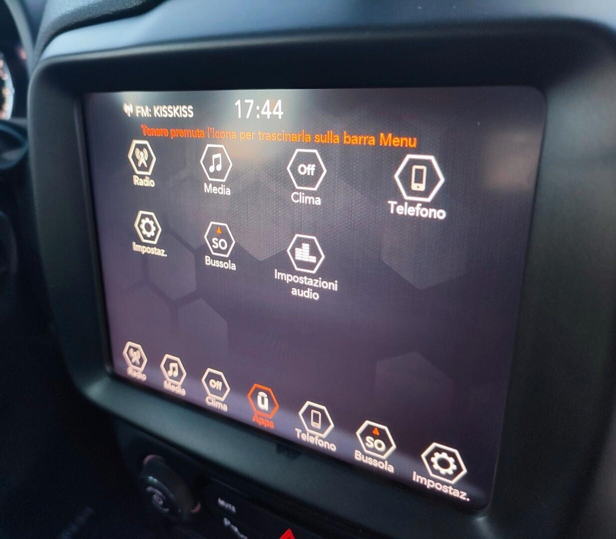 Jeep Renegade LIMITED 1.6 MJET 130 CV TELECAMERA SCHERMO GRANDE DA VETRINA