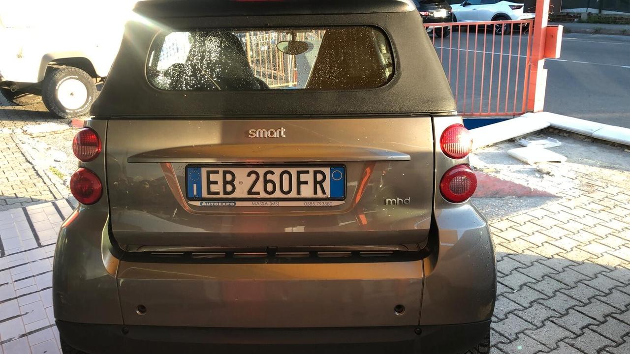 Smart ForTwo 1000 52 kW MHD cabrio passion GARANZIA 12 MESI RINNOVABILE FINO A 36 M ESI!!!
