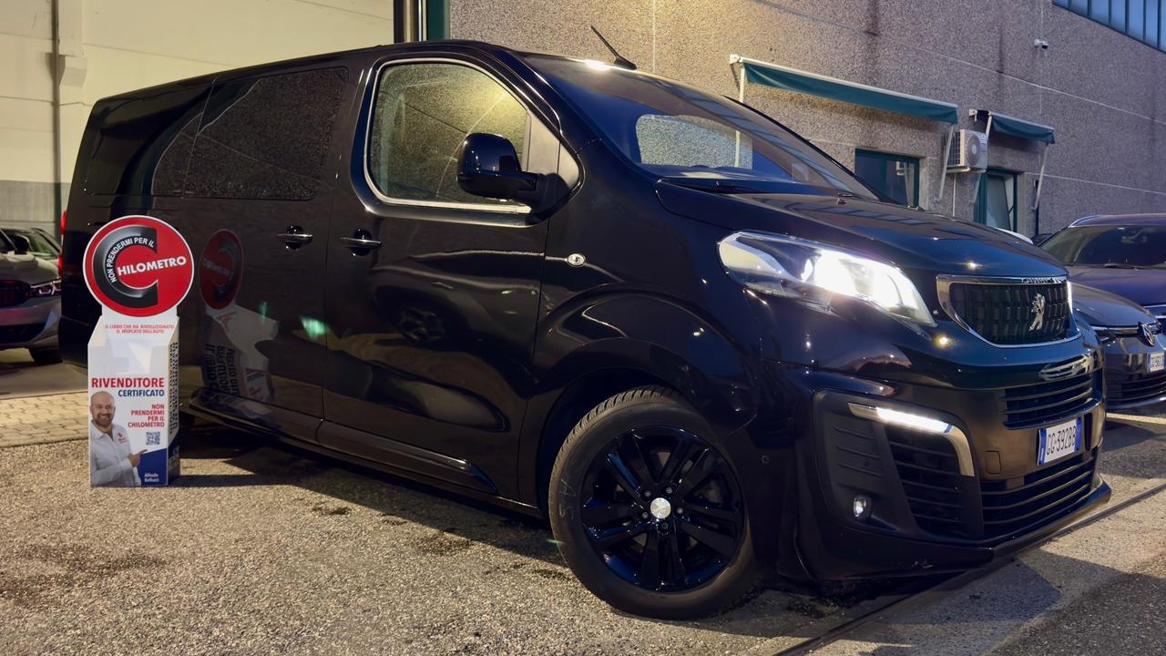 PEUGEOT TRAVELLER 2.0 BLUEHDI LONG BUSINESS VIP 177CV - OTTO POSTI, SEDILI IN PELLE ELETTRICI RISCADABILI, TETTO