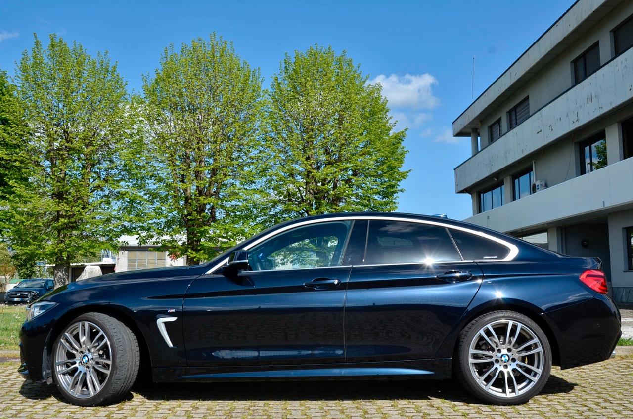 BMW 420d XDRIVE GRAN COUPE MSPORT 190cv AUTO, UFF ITALIANA, EURO 6B, FULL LED, RETROCAMERA, ALCANTARA, 19", PERMUTE