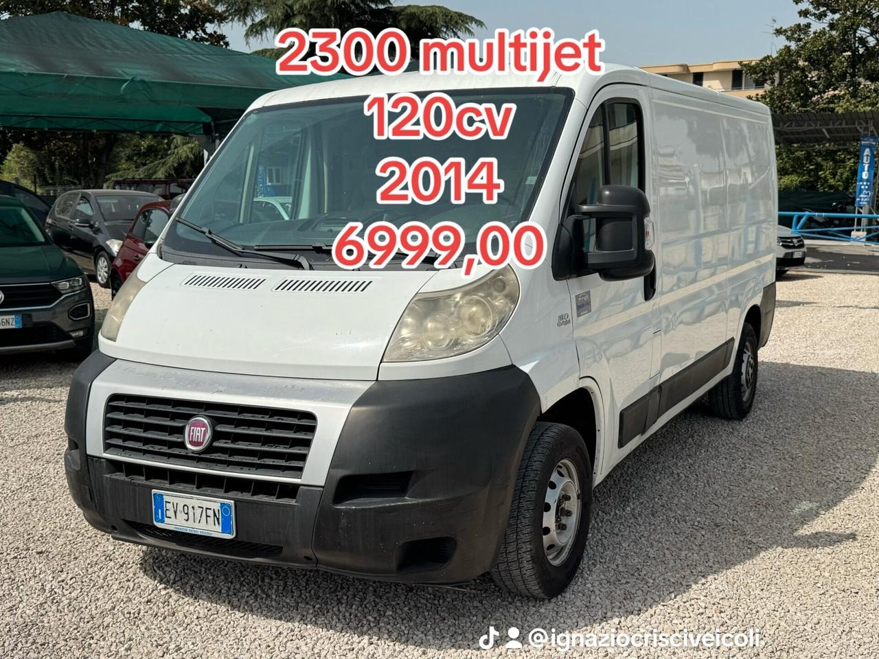 Fiat DUCATO L1 H1 TETTO BASSO PASSO CORTO TENUTO BENISSIMO 2014